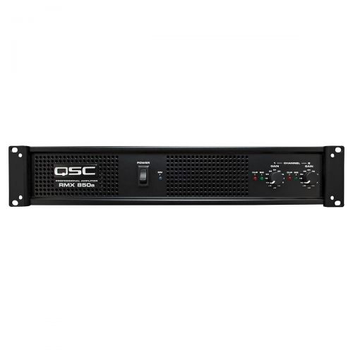  QSC},description:The RMXa Series amplifiers from QSC offer true professional-quality performance at an affordable price. The 2-rackspace model RMX850a features output power of 185