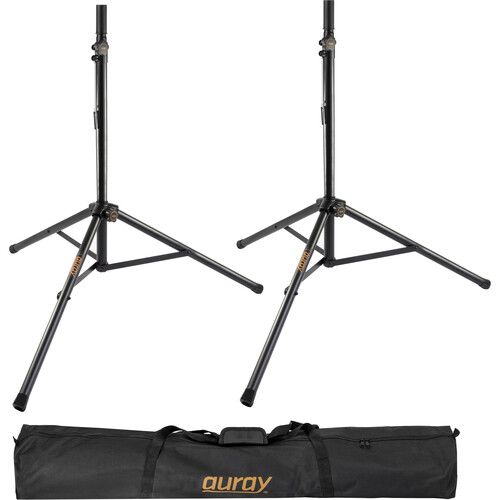  QSC CP12 Compact Loudspeakers with Bags, Stands, and Cables Kit (Pair)