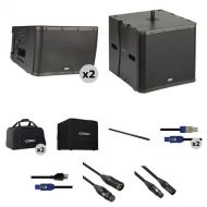 QSC KLA12/181 Line Array and Subwoofer Kit with Cover and Cables