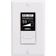 QSC MP-MFC Decora-Style Wall Controller for MP-M Series Mixers (White)