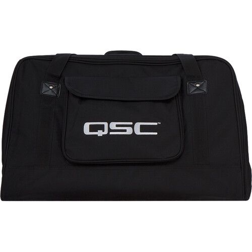  QSC K12.2 Powered Portable PA Speaker Kit with Two Speakers, Flight Case, Stands, Cables