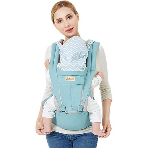  QSEFT Multifunction Outdoor Kangaroo Baby Carrier Hood Sling Backpack Infant Hip Seat Adjustable Wrap Carrying Children 0-36 Months