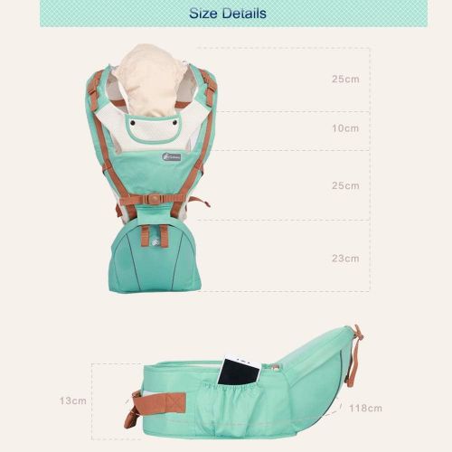  QSEFT Design Hip Seat Baby Carrier Backpack 0-36M Face to Face Infant Sling Cotton Wrap Born Children Baby Backpack