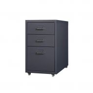 QSJY File Cabinets Document Storage Cabinet, Desktop Extension Drawer Lockable Office Organizer (Steel Plate) 284148CM (Color : B)