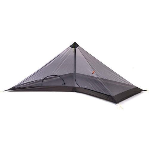  QTDS Zelt Outdoor Minarett Einzelzelt Wandern Bergsteigen Doppel Regendicht Ultraleicht Tragbare Outdoor Camping Zelt Orange