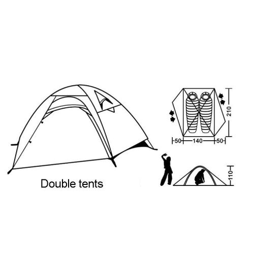  QTDS Camping Zelt 2 3 Person Instant Pop Up Automatische Dome Holiday Einfache Einrichtung Zelt fuer Outdoor Wandern Doppelschicht