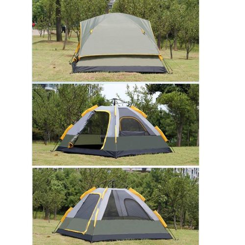  QTDS Doppelzelt Camping Camping Feld Zelt doppelt Winddicht regendicht Anti-UV atmungsaktives Mesh Stalker Outdoor-Aktivitaetszelt