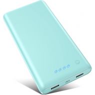 Portable Charger Power Bank 26800mah, Ultra-High Capacity Safer External Cell Phone Battery Pack with High-Performance Cells & 2 USB Output Compatible with iPhone 15 14 13 12 11 Samsung Android-Green