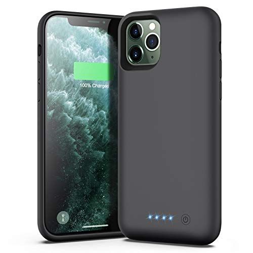  [아마존베스트]QTshine Battery Case for iPhone 11 Pro, [6800mAh] Protective Portable Charging Case Rechargeable Extended Battery Pack Charger Case for Apple iPhone 11 Pro(5.8 inch) Backup Power B