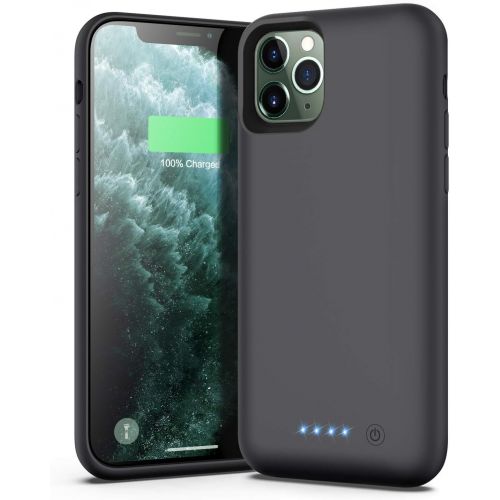  [아마존베스트]QTshine Battery Case for iPhone 11 Pro, [6800mAh] Protective Portable Charging Case Rechargeable Extended Battery Pack Charger Case for Apple iPhone 11 Pro(5.8 inch) Backup Power B