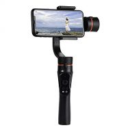 QUARKJK Gimbal Stabilizer,Smartphone face Tracking Handheld 3 Axis Gimbal Balance Anti-Shake,with 3 Scene Modes,for Selfie Vlog Live Video Recording