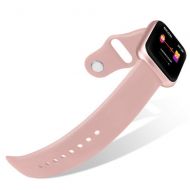 QUARKJK Smart Color Screen Bracelet Blood Pressure Heart Rate Monitor Women Smart Band Fitness Tracker Smart Bracelet,Pink