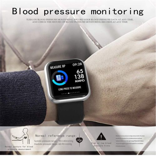  QUARKJK Smart Color Screen Bracelet Blood Pressure Heart Rate Monitor Women Smart Band Fitness Tracker Smart Bracelet,Pink