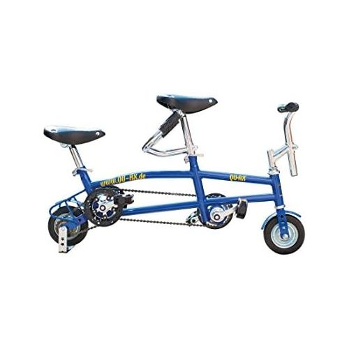  QU-AX Unisex Erwachsene Mini Tandem, Blau, One Size