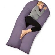[아마존베스트]QUEEN ROSE Pregnancy Body Pillow-U Shaped Maternity Pillow for Pregnant Women,with Satin Cover