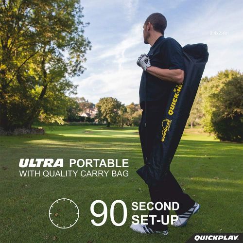  [아마존베스트]QUICKPLAY Quick-Hit Ultra-Portable Golf Practice Hitting Net