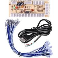 [아마존베스트]Quimat Zero Delay Encoder Quimat PC to USB Arcade Joystick For MAME Jamma & Other PC Fight Game