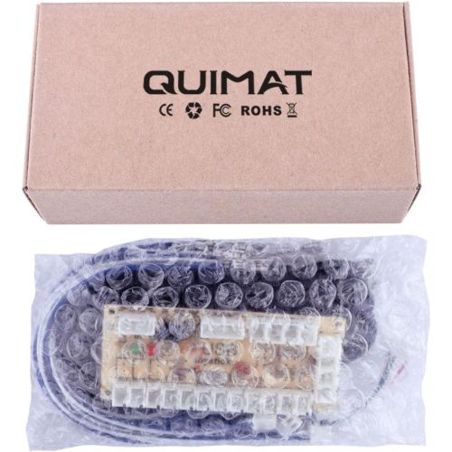  [아마존베스트]Quimat Zero Delay Encoder Quimat PC to USB Arcade Joystick For MAME Jamma & Other PC Fight Game