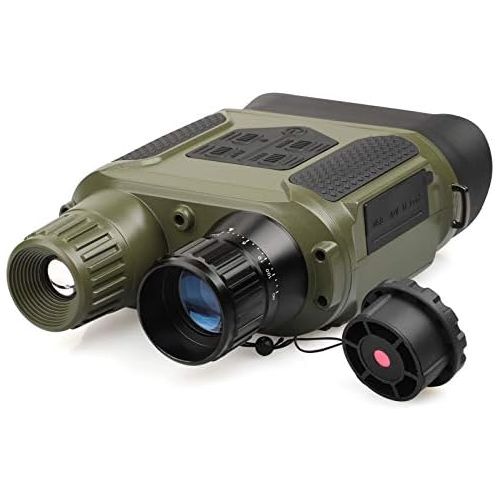  [아마존베스트]QUNSE Night Vision Device, 7x Night Vision Binoculars from 400 m in Dark, 640 x 480p HD Photo Camera Video Recorder, 31 mm Lens Digital Night Vision Device with 4 Inch Large Screen