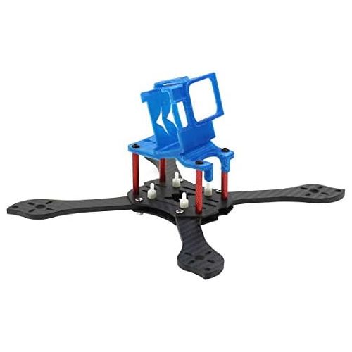  QWinOut T210 5 inch Truex 210mm Quadcopter Frame Kit Carbon Fiber Rack FPV Camera Fixed Mount TPU for GoPro 7/6/5 Freestyle Whoop Drone (30degree Blue)