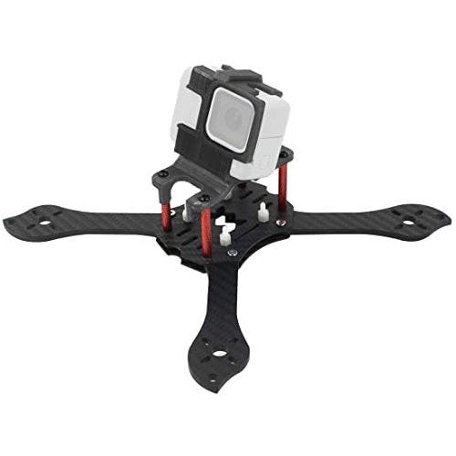  QWinOut T210 5 inch Truex 210mm Quadcopter Frame Kit Carbon Fiber Rack FPV Camera Fixed Mount TPU for GoPro 7/6/5 Freestyle Whoop Drone (20degree Black)