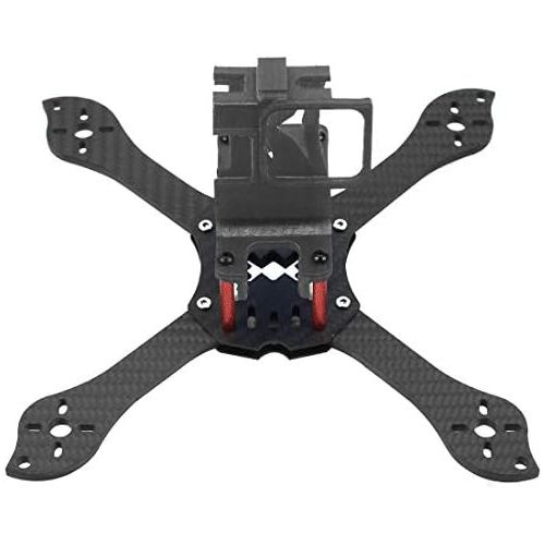  QWinOut T210 5 inch Truex 210mm Quadcopter Frame Kit Carbon Fiber Rack FPV Camera Fixed Mount TPU for GoPro 7/6/5 Freestyle Whoop Drone (20degree Black)