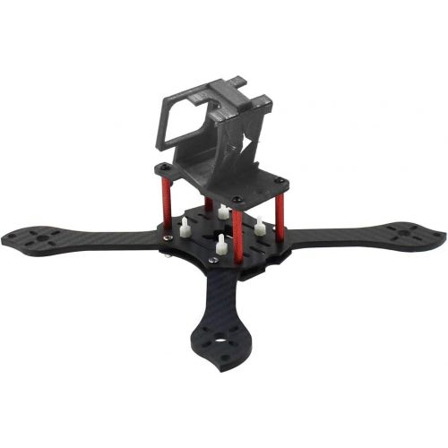  QWinOut T210 5 inch Truex 210mm Quadcopter Frame Kit Carbon Fiber Rack FPV Camera Fixed Mount TPU for GoPro 7/6/5 Freestyle Whoop Drone (20degree Black)