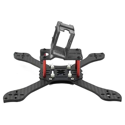  QWinOut T210 5 inch Truex 210mm Quadcopter Frame Kit Carbon Fiber Rack FPV Camera Fixed Mount TPU for GoPro 7/6/5 Freestyle Whoop Drone (30degree Black)