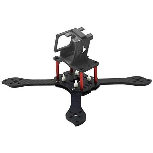  QWinOut T210 5 inch Truex 210mm Quadcopter Frame Kit Carbon Fiber Rack FPV Camera Fixed Mount TPU for GoPro 7/6/5 Freestyle Whoop Drone (25degree Black)