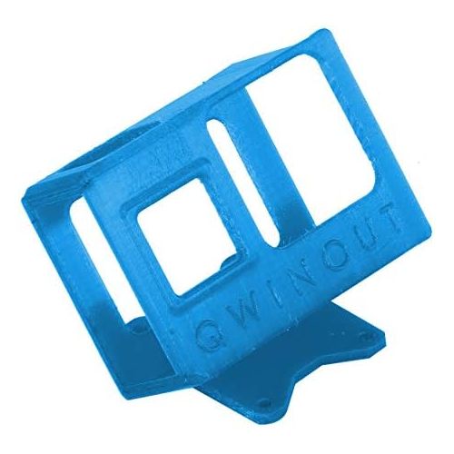  QWinOut 3D Print TPU Camera Mount 20 Degree 3D Printed Camera Holder 3D Printing Protective Cover for Gopro Hero 8 OWL260 Frame DIY RC Drone FPV Racer (Blue)