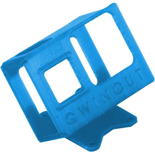  QWinOut 3D Print TPU Camera Mount 20 Degree 3D Printed Camera Holder 3D Printing Protective Cover for Gopro Hero 8 OWL260 Frame DIY RC Drone FPV Racer (Blue)