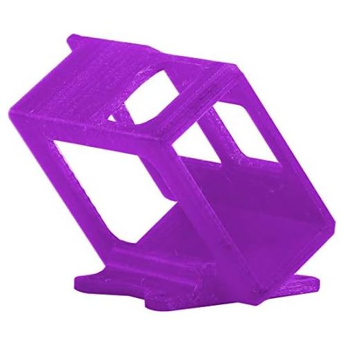  QWinOut 3D Print TPU Camera Mount 20 Degree 3D Printed Camera Holder 3D Printing Protective Cover for Gopro Hero 8 OWL260 Frame DIY RC Drone FPV Racer (Purple)