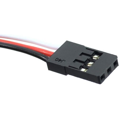  QwinOut 40A Brushless ESC 2-4S Speed Controller with 5V 3A BEC for Fixed Wing DIY RC Multi-axis Aircraft Drone Helicopter Quadcopter (6 Pcs,Long Cable)