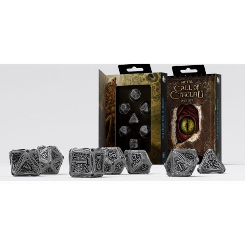  Q Workshop Call of Cthulhu Metal Dice Set