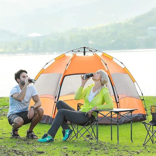  QXWJ Dome Waterproof Sun Shelter,Pop Up Beach Tent,Waterproof Windproof Portable 5-8 Person Camping Tent,with UV Protection,Suitable for Beach,Fishing,Camping,Outdoors (Color : Blu
