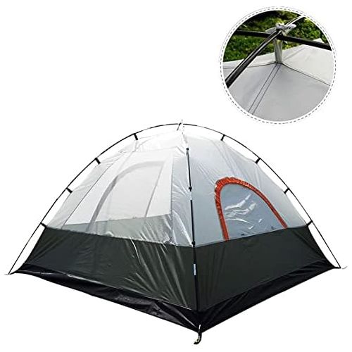  QXWJ Camping Tent Waterproof,1/2 Person Ultralight Backpacking Tent - 4 Season Lightweight Waterproof Camping Tent for Outdoor Camping, Hiking,Mountaineering,3KG (Color : Green)