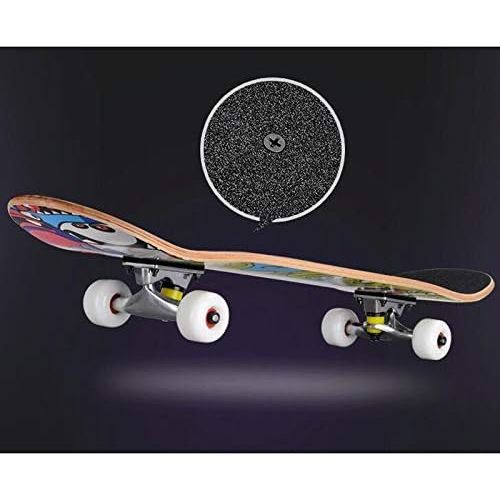  QYSZYG Anfanger-Gymnasiasten des Doppel-upboard shortboard Skateboards Erwachsenen Anfanger buersten Strasse kuehle huebsche Strasse Skateboard optionale Art Skateboard (Farbe : A)