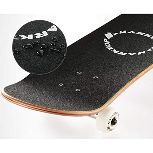  QYSZYG Professioneller vierradiger Skateboard-Anfanger Erwachsener super huebscher doppelter unterstuetzter Roller stabiles Persoenlichkeitskateboard Longboard Skateboard (Farbe : A)