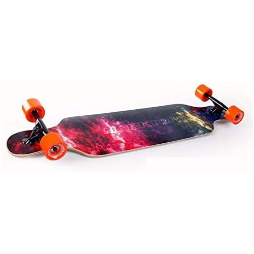  QYSZYG Skateboard longboards Highway Board Erwachsene Jungen und Madchen tanzen Board Anfanger mit Vier Radern und Pinsel Skateboard (Farbe : D)