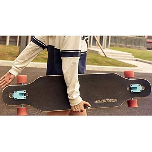  QYSZYG Skateboard longboards Highway Board Erwachsene Jungen und Madchen tanzen Board Anfanger mit Vier Radern und Pinsel Skateboard (Farbe : D)