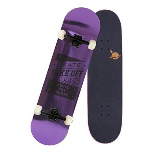  QYSZYG Erwachsener Roller-Tanzentanzbrettbuerstenstrassenanfanger Longboard-Skateboards Skateboard (Farbe : B)