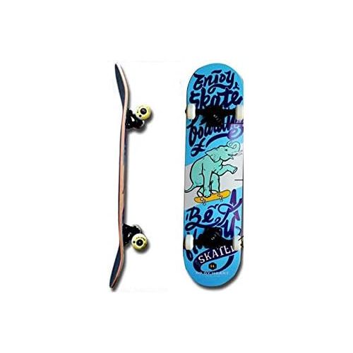  QYSZYG Skateboard Longboard Jungen und Madchen, die Tanzbrett-Anfanger flaches Blumenstrassenbrett-Berufsbrett tanzen Skateboard (Farbe : B)