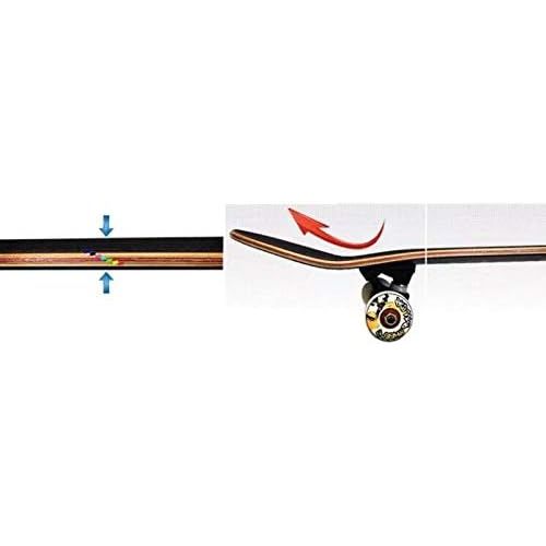  QYSZYG Authentische Skateboard Anfanger Jungen und Madchen Strasse Skateboard Multi-Style optional Skateboard (Farbe : C)