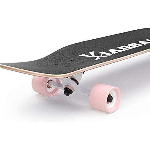  QYSZYG Individuelle Roller fuer Erwachsene Madchen mit Vier Radern und Doppelkoepfen fuer Anfanger Skateboard (Farbe : A)