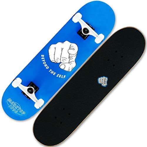  QYSZYG Professionelles Skateboard mit Vier Radern Die doppelte Rueckseite des Rollerfahrrads der Erwachsenen Reisestrasse Zwei kann wahlen Skateboard (Color : B)