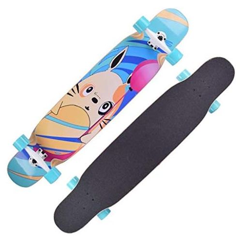  QYSZYG Longboard Dance Board Jungen und Madchen Anfanger fuer Erwachsene mit Vier Radern Sorgen fuer Stabilitat und Komfort Skateboard (Farbe : C)