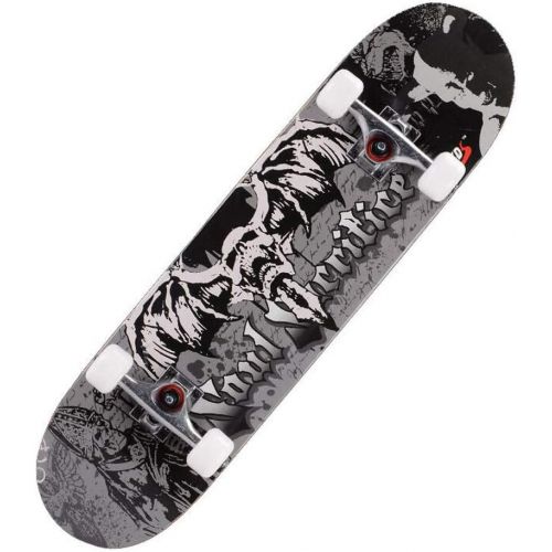  QYSZYG Persoenlichkeit Doppel Rocker Skateboard Buerste Street Fancy Skateboard Stabilitat, Komfort und Starke Tragfahigkeit 300 kg Skateboard (Farbe : B)