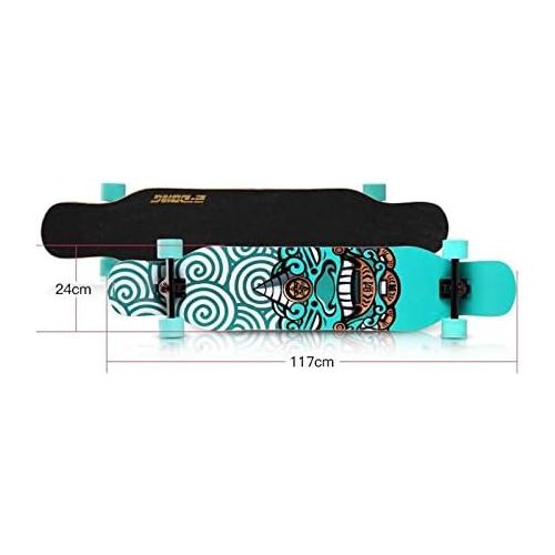  QYSZYG Skateboard/Allround-Langboard/Trittbrett mit Vier Radern und Skateboard Skateboard (Color : A)