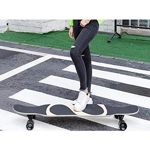  QYSZYG Long Board Dance Board Allround Board Anfanger Erwachsene 46-Zoll-Maple Deck Roller Vielfalt Skateboard (Farbe : B)