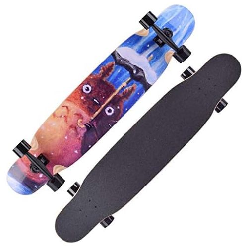  QYSZYG Hochelastisches PU-Perfusionsrad mit Persoenlichkeitskateboard fuer Jungen und Madchen fuer Anfanger Skateboard (Farbe : B)